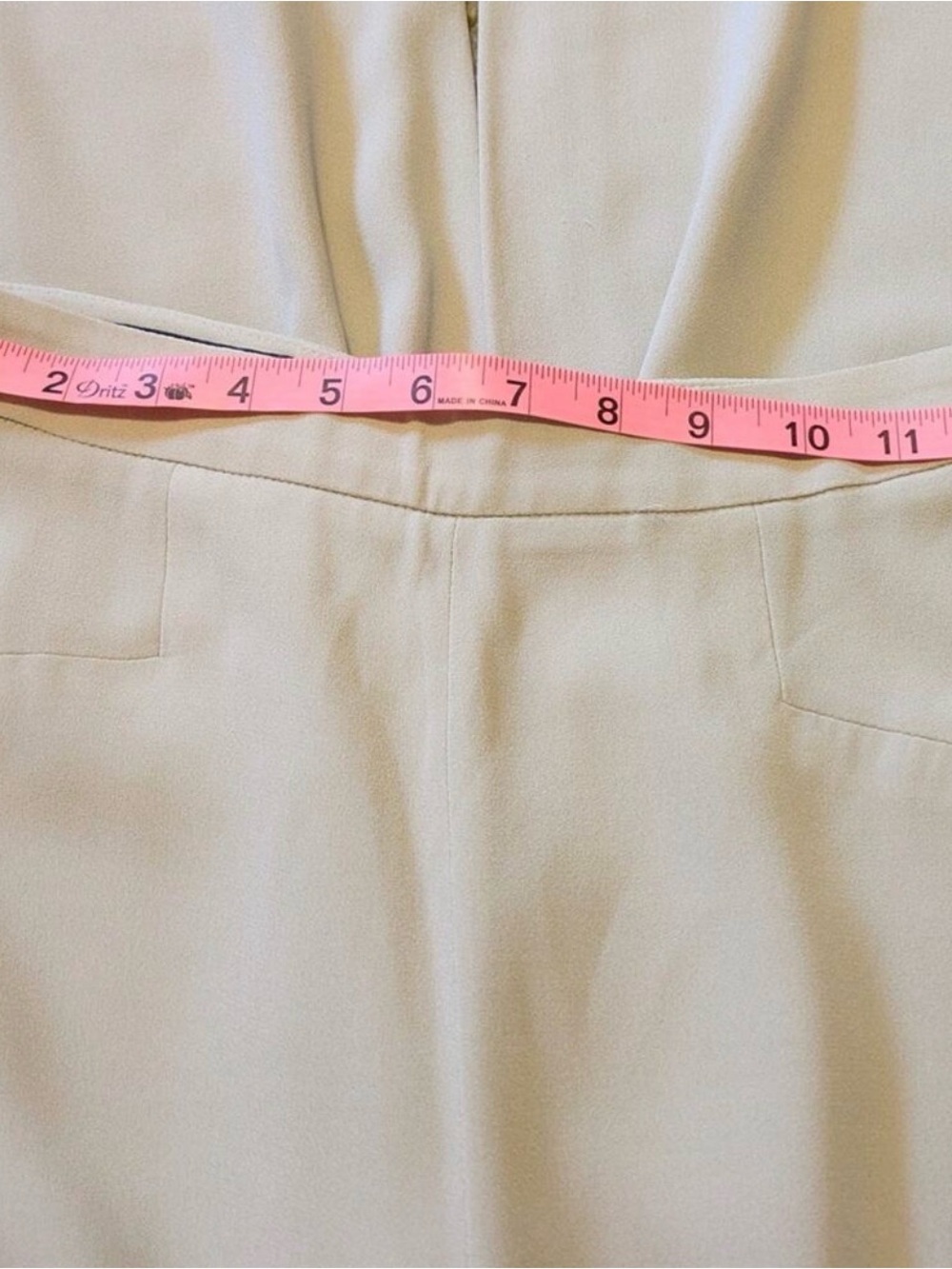 ✨💎BURBERRYS💎✨Wide-Leg Dress Pants - Beige Size 2P - Picture 7 of 11